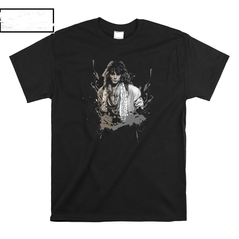 Bon Jovi Art Rock Band Portrait T-shirt , Unisex  T-shirt, Gif For Fan Rock